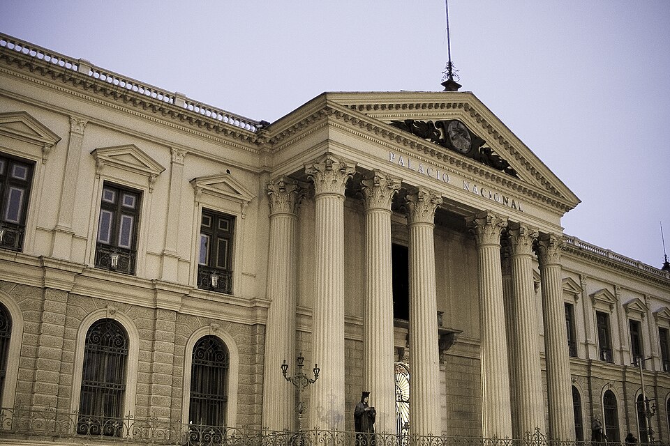 National Palace in the historic center of San Salvador